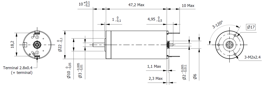 Tech 22DC47N-6V-PM