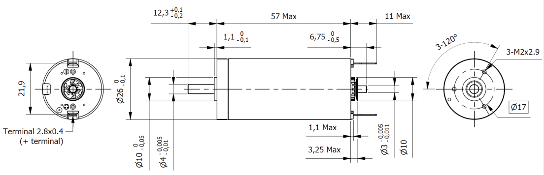 Tech 26DC57N-12V-PM