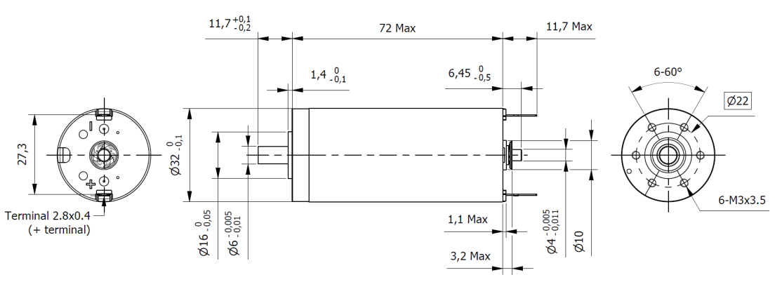 Tech 32DC72N-12V-G