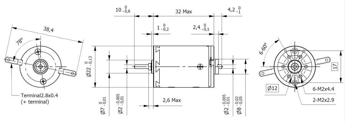 Tech 22DC32P-6V-PM