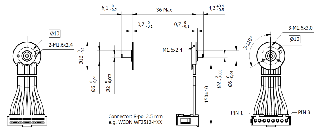 Tech 16EC36P-6V