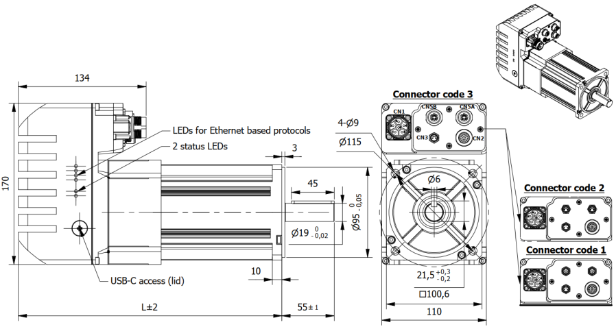 Tech IVI100 1000NXX000 T-S200